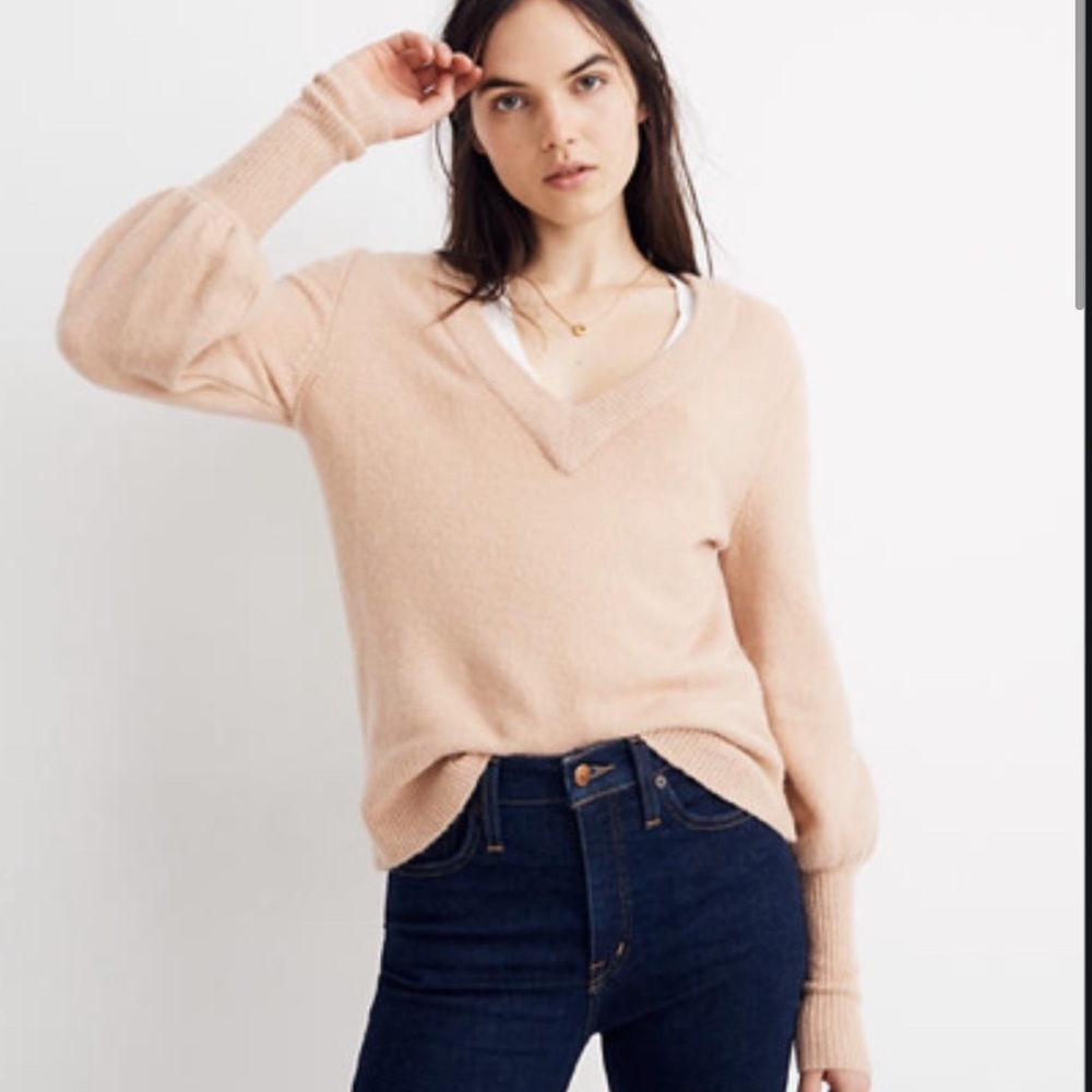 Madewell Dashwood V neck sweater